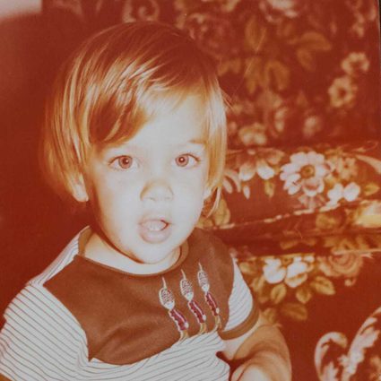 Alastair van Heerden as a baby