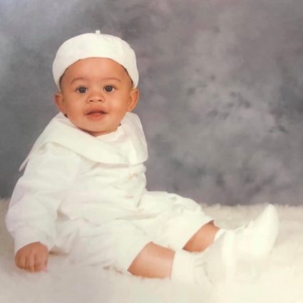 Benje Golding-Sebitla as a baby