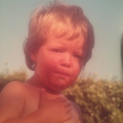 Caspar Addyman as a baby