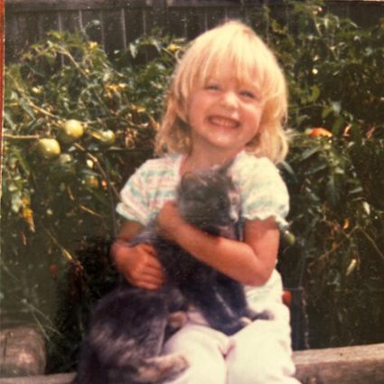 Erica Layer as a baby