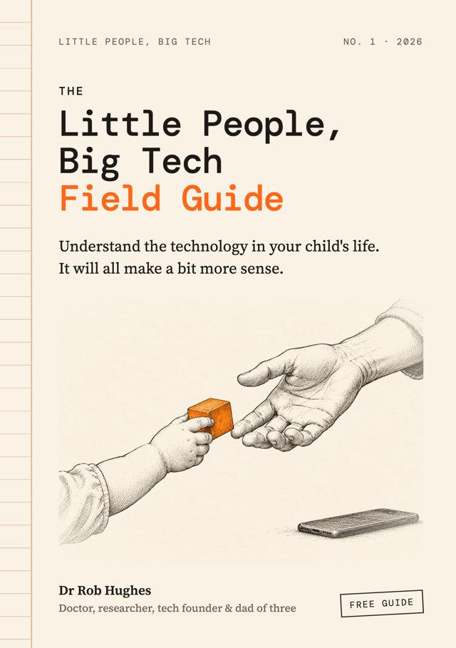 The cover of The Little People, Big Tech Field Guide